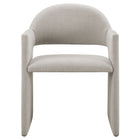 Modway Talia Upholstered Fabric Dining Armchair - Linen-8