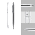 A.T. Cross Calais Ballpoint Pen - Polished Chrome-Cross is the gift of choice for generations and is proudly presented in a premium gift box. 
