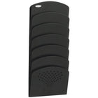 Safco 7-Pocket Steel Wall File - Letter/Legal Size - Black-Mountable wall file