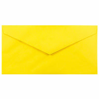 JAM Paper Monarch Envelopes, 3.88 x 7.5, Brite Hue Yellow Recycled, 500 Pack (34097577H)-Product Type: Brite Hue Recycled Envelope