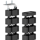 Fellowes CableSpine - Black-Detachable spines – 31 snap-together sections allow you to adjust the height to perfectly suit your desk