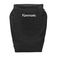 Kenmore 33" Gas Grill Cover - Black-The soft, waterproof vinyl is easy to clean and features heavy duty-gauge polyester backing for added durability.