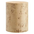 Modway Cosmos 16" Round Burl Wood Side Table - Natural Burl-Modern, Nature-Inspired Design