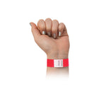 Merangue Tyvek Paper Wristbands - 100 Pack - Red-Ideal for crowd control, festivals, admission and re-entry, business day pass, security, company functions, concerts, bars, recreational use, birthday parties, schools, sporting events, etc.