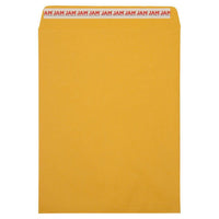 Jam Paper Open End Catalog Premium Envelopes with Peel and Seal Closure - 10" H x 13" W - Brown Kraft Manila - 100 Pack-Color: Brown Kraft Manila