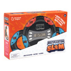 Educational Insights Multiplication Slam Handheld Electronic Math Game-5 slamming games: Level up your multiplication and division skills by slamming your way through five action-packed games and try to beat your own times