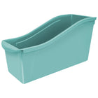Storex Large Book Bin - Teal - 6 Pack-Sides of bins connect together for safe storage