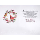 Rosedale Gold General Christmas Greeting Cards/Envelopes - 5-1/2" x 8" - Merry Xmas & Happy New Year: Cardinals - 6 Pack-Printed on premium uncoated paper