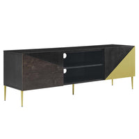 Modway Alchemist 72" TV Stand - Black Gold-Low Profile TV Stand