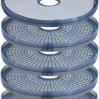 Salton Food Dehydrator - Black- Adjustable temperature control to dry a variety of foods at the optimum temperature 