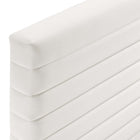Modway Tranquil Channel Tufted King/California King Headboard - White-7 Mounting Positions
