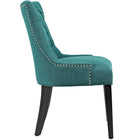 Modway Regent Tufted Fabric Dining Chair - Teal-Dense Foam Padding