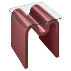 Modway Ondine Glass Top Side Table - Spiced Apple-7