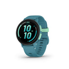 Garmin Bounce 2 Kids Smartwatch - 43mm - Turqoise-REAL-TIME LOCATION TRACKING - See your child’s whereabouts through the Garmin Jr. smartphone app, and receive notifications when they enter or leave a parent-defined area. You can even request a notification for when your child leaves their current location.