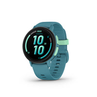 Garmin Bounce 2 Kids Smartwatch - 43mm - Turqoise-REAL-TIME LOCATION TRACKING - See your child’s whereabouts through the Garmin Jr. smartphone app, and receive notifications when they enter or leave a parent-defined area. You can even request a notification for when your child leaves their current location.