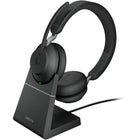 Jabra Evolve2 65 Stereo UC Wireless On-Ear Headset - Unified-Connect two Bluetooth enabled devices at the same time, including mobile device and computer.