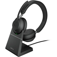 Jabra Evolve2 65 Stereo UC Wireless On-Ear Headset - Unified-Connect two Bluetooth enabled devices at the same time, including mobile device and computer.