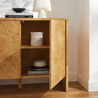 Modway Hudson 40" Burl Wood Sideboard - Natural-Spacious Shelving