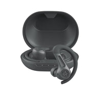 JLab JBuds Sport Earbuds with Active Noise Cancelling 4 - Graphite-Hybrid ANC + Noise control. 3 noise control modes with hybrid Active Noise Canceling . Spatial Audio EQ Straight from the Lab