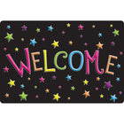 Ashley Productions Smart Poly The Original Fun Mat Welcome Mat - 15.5" x 23.5" - Stars Welcome-Measurements and Design: The Stars Welcome Mat measures 15.5" x 23.5".