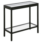 Hudson&Canal Alexis 24"W Rectangular Side Table - Blackened Bronze-A modern contemporary design for your living room, bedroom, and more