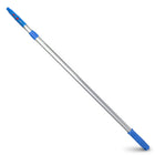 Gritt Commercial 6' Telescopic Pole - Aluminum, Adjustable - 3.5 - 6' length - 12 Pack-Attaches effortlessly to tapered, threaded, and click/lock handles