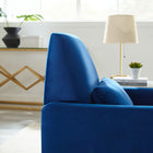 Modway Liliana Performance Velvet Armchair - Navy-Responsive Support System