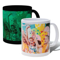 Staples Print Glow in the Dark Mug-Not dishwasher safe, hand wash only