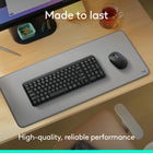 Logitech MK250 Compact Wireless Mouse & Keyboard Combo - Graphite-Comfort is key: Deep-profile keys and an adjustable tilt-leg design make typing feel great