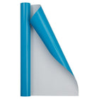 JAM Paper Glossy Wrapping Paper - 17" x 18' - Glossy Bright Blue - 2 Pack-Colour: Bright Blue