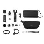 DJI Osmo Pocket 4 3-Axis Stabilized 4K Handheld Camera Creator Combo with Mic 3 and Wide-Angle Lens-ActiveTrack 7.0 & 3-Axis Gimbal - Keep the focus on what matters. Our latest tracking technology combined with professional mechanical stabilization delivers rock-steady shots during fast-paced action
