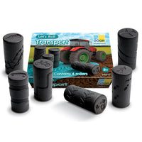 Yellow Door Let's Roll Transport 6-Piece Set-These engaging rollers offer an inspired way for children to explore different modes of transport.