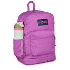 Jansport Crosstown Plus Backpack - 26 L - Digital Fuchsia-1 side water bottle pocket