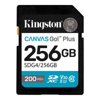 Kingston 256 GB SDXC Canvas Go Plus Gen4-Superior transfer speeds up to 200MB/s1