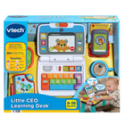 VTech Little CEO Learning Desk - 2 Pack-Intended for ages 9-36 months; requires 3 AA batteries; batteries included for demo purposes only; new batteries recommended for regular use