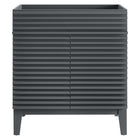 Modway Render 30" Bathroom Vanity Cabinet - Grey-Mid-Century Modern Style