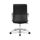 TygerClaw Mid Back Microfiber PU Office Chair-Heavy duty chromed aluminium base