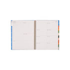 The Happy Planner 2026–2027 Organized Big Twin Loop Dated Planner - 11-1/2" x 10-1/4" - Coastal Cottage-Utilizes a twin loop binding for secured pages