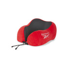 Reebok Travel Ergonomic Neck Pillow - Red-Maintaining cleanliness is effortless with the washable fabric of this pillow. Simply remove the cover and toss it in the washing machine, allowing you to enjoy a fresh and hygienic pillow every time you use it