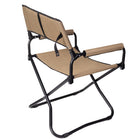 My Home My Living Outdoor Director's Chairs - Tan - 2 Pack-Sturdy black powder coated steel frames. Weather resistant.