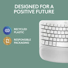 Logitech Wave Keys Wireless Ergonomic Keyboard with Cushioned Palm Rest - Off White-9