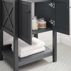Modway Steam 23" Bathroom Vanity Cabinet - Grey-Sink Basin Not Included