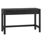 Hudson&Canal Fern 48" Desk - Black Grain-Two drawers, opening seperately, with handle grips on the top for ease of use