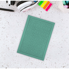 Hilroy Embossed Geo Journal - 10" x 7" - Lined - 128 Sheets - Green-Fashion-edged pages for a premium, sophisticated look