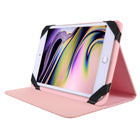 Basic Tech Universal Folio Case for 7" - 8" Tablets - Pink-Pink