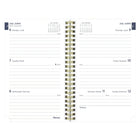 Blueline 13 Months Weekly/Monthly Academic Planner - July to July - 8" H x 5" W - Splash Design - Bilingual-Monthly planner before each month