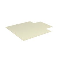 Deflecto OceanMat Low Pile Carpet Chair Mat Studded with Lip - 36" x 48"-This lightweight chair mat functions best on low-pile and commercial carpets up to 1/4" thick