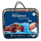 Bell+Howell Kids Weighted Blanket - 7 lb. - Cars-SUPER SOFT and DURABLE, Premium polyester contact layer has ultra soft, fleece like texture, without the fragility and temperature sensitivity