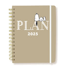 Graphique 2024-2025 Academic Peanuts Planner Weekly/Monthly Desk Planner - 6" x 8"-18 Months