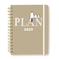 Graphique 2024-2025 Academic Peanuts Planner Weekly/Monthly Desk Planner - 6" x 8"-18 Months